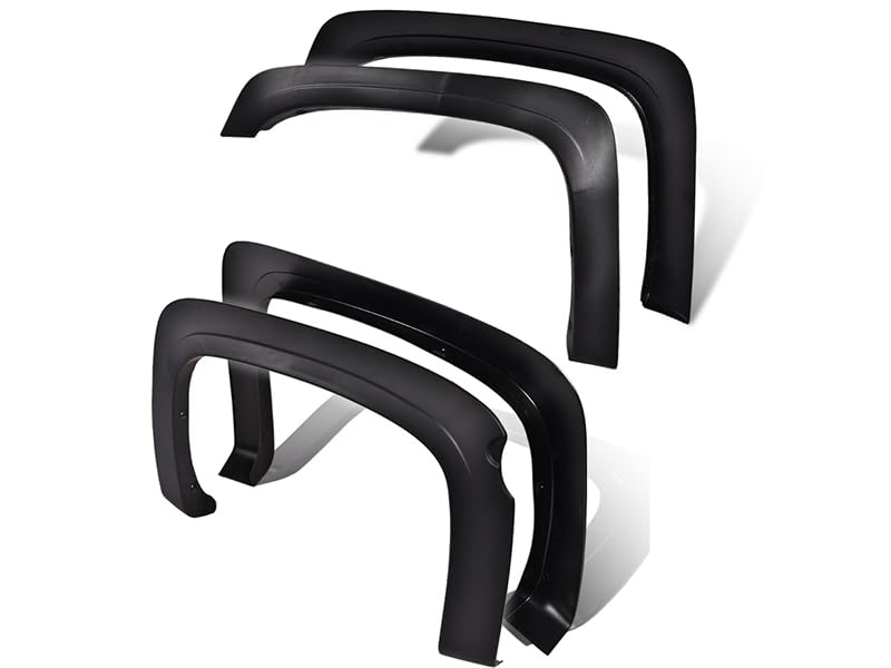 CNNELL 4pcs Factory Style Fender Flares Compatible with 2007-2013 Chevy Silverado 1500 5.8' Short Bed (NOT for Sierra) | Excl. 2007 Classic models