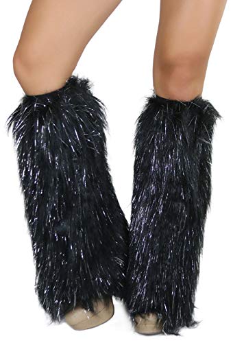 ToBeInStyle Women's Glitter Rave Leg Warmers4