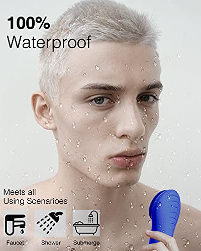 Sonic-Facial-Cleansing-Brush-Waterproof-Face-Scrub-Brush-for-Men-Women-Rechargeable-Face-Brushes-for-Cleansing-and-Exfoliating-Electric-Face-Scrubber-Cleanser-Brush-Blue NÃ¥graCoola CLIE Facial Cleansing Brush, Waterproof and Rechargeable Face Scrub Brush for Men & Women, Cleansing, Exfoliating and Massaging, Electric Face Scrubber - Blue