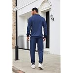 COOFANDY Men's Tracksuit 2 Piece Quarter Zip Sweatsuit Sets Casual Athletic Running Jogging Suits - Image 3