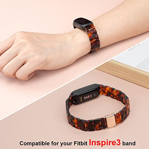Correa Compatible para Fitbit Inspire 3 Mujer, Resina miniatura 6