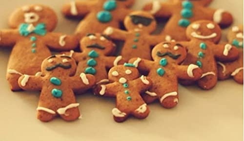 Cortador De Biscoito Boneco + Casinha De Gengibre Natal Inox