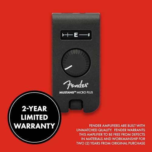 Fender Mustang Micro Plus Headphone Amplifier, Bluetooth Audio Streaming and 50 Amp and Effects Models, with 2-Year Warranty - image 8