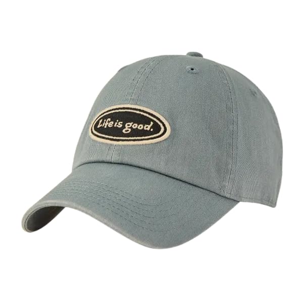 Life is Good LIG Vintage Oval Chill Cap Slate Blue One Size
