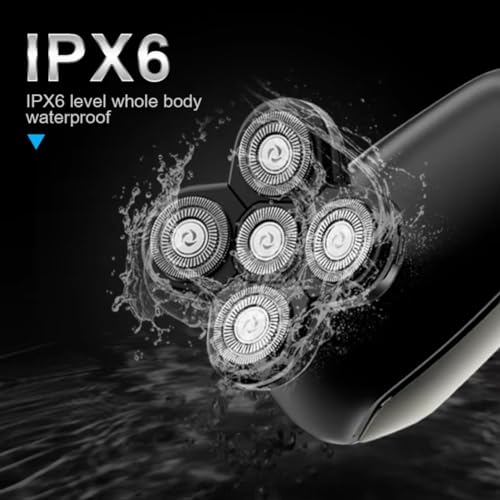 Image of WMARK NG-7983 Men's Head Shaver for Bald Men 5 in 1 LED Electric Cordless Razors Shaving USB Rechargeable Wet Dry Grooming Kit Nose Hair Trimmer IPX7-Waterproof runtime 70 mins, Model 31