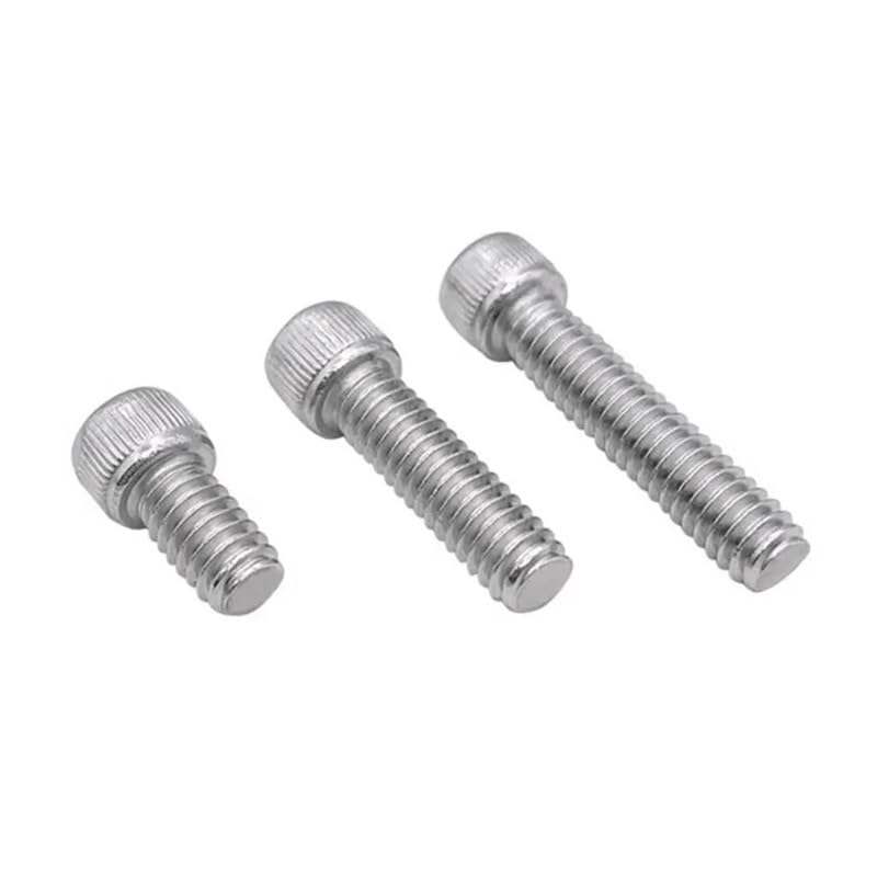 10/20/50/100 Uds M3 M4 M5 M6 M8 Paso 0,35,5,75 1 304 Acero Inoxidable A2-70 Hilo Fino Hexagonal Tornillo De Cabeza Redonda Perno Allen(18mm,100pcs M3 pitch 0.35)
