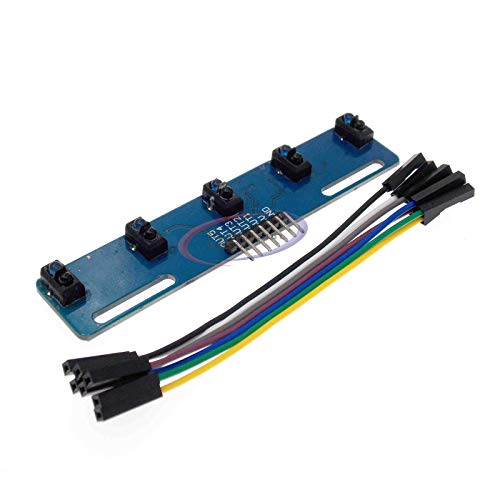 5 Channel Infrared Reflective Sensor TCRT5000 KIT 5 Way/Road IR Photoelectric Switch Barrier Line Track Module