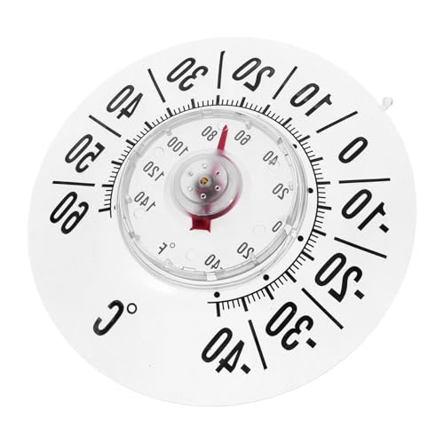 GALPADA Termómetro Analógico de Ventana con Ventosa Medidor de Temperatura Preciso para Interiores y Exteriores para Hogar Jardín Oficina Habitación Terraza