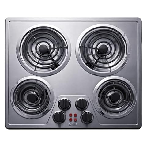 Summit Appliance CR4SS24 24" 240V 4-Burner Coil Cooktop Cover
