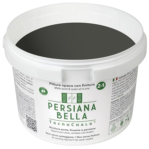 ADATTA A DIVERSI MATERIALI: Perfetta per persiane, porte, finestre e infissi in legno, alluminio e ferro. Resistente agli agenti atmosferici, può essere usata sia all’interno che all’esterno. Garantisci una protezione duratura su tutti i tipi di infissi senza bisogno di carteggiare prima.