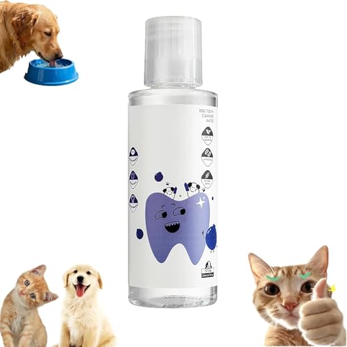Un enjuague bucal natural, sin olor ni sabor para gatos y perros que combate eficazmente el sarro, promueve la salud de las encías y refresca el aliento. Apto para todas las mascotas.