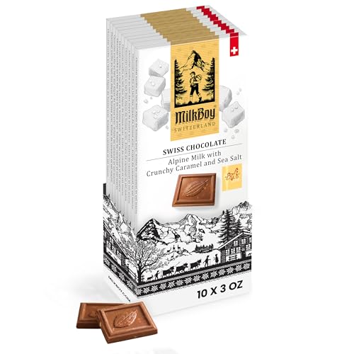 Milkboy Swiss Chocolates Crunchy Caramel Sea Salt