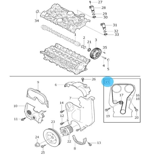 Kit de galets tendeurs de courroie de distribution Volvo 960