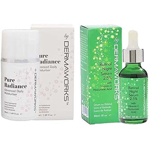Dermaworks Women's Anti-Aging Skincare Set: Retinol Serum + Moisturiser Cover