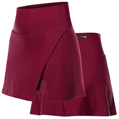 SMTSEC Fahrradrock Damen mit Hose Gepolstert, Radlerhose Fahrrad Frauen...