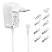 Produktbild conecto Universal Stecker Netzteil (3V-12V Drehschalter, energiesparend und umweltfreundlich für eine stabilisierte Stromversorgung von Elektrokleingeräten) mit 8 Adaptern, max. 600mA