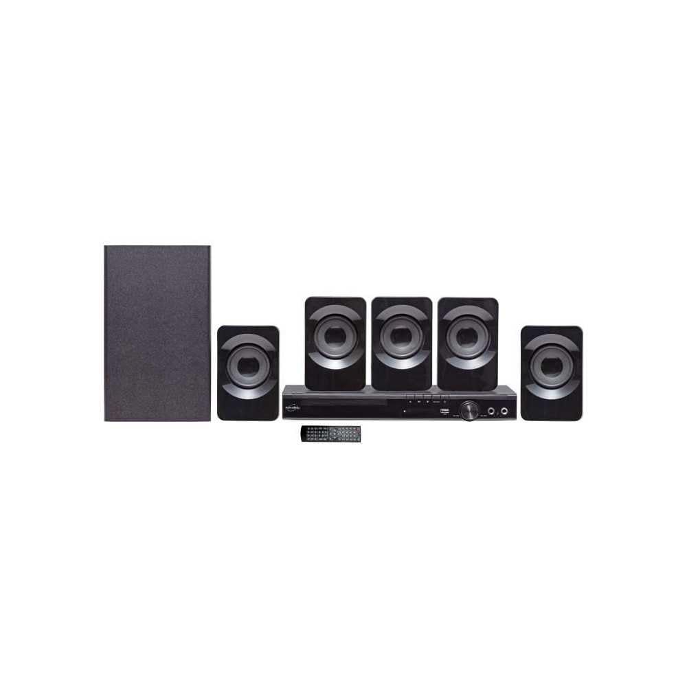 Home Cinema 5.1 con base Basse - Invalory - Bluetooth - Funci�n del reproductor de DVD