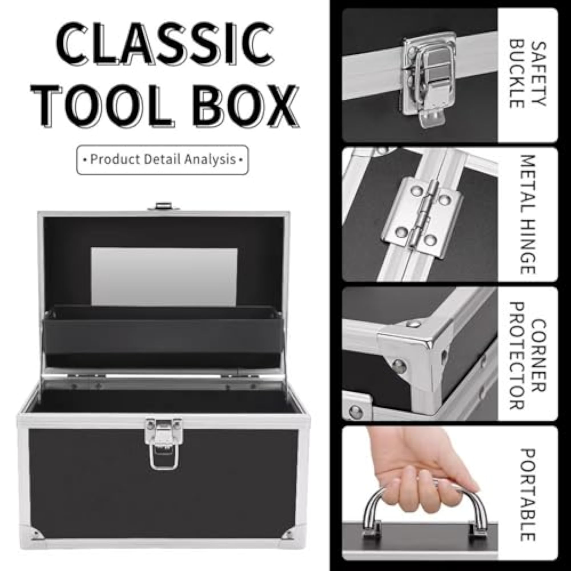 Makeup Train Case Cosmetic Box for Aesthetic Supplies