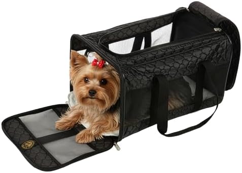 Sherpa Pet Carrier Airline Approved with Spring Wire Frame - Cat ...