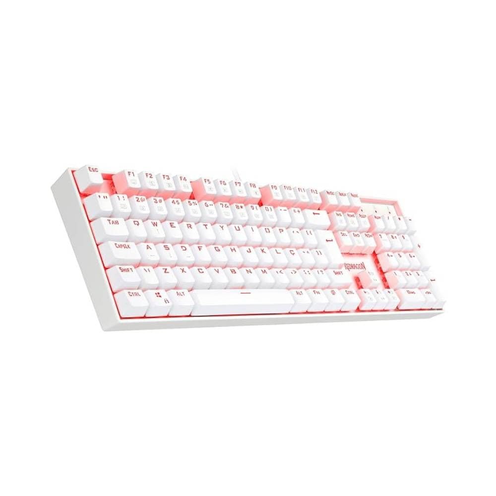Redragon TECLADO MECANICO MITRA K551W SINGLE COLOR SWITC — preto