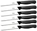Produktbild Löffler Schneidewaren Co. Tomatenmesser: 6 Edelstahl-Gemüsemesser aus Solingen, rund, gezackte 8,5-cm-Klinge (Universalmesser)