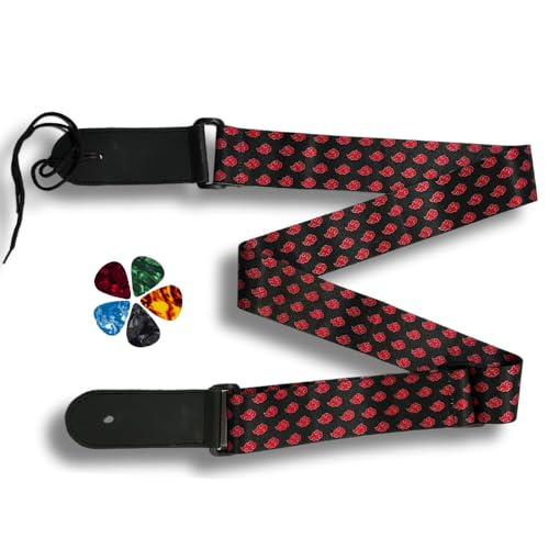 Image of DEVICE OF URBAN INFOTECH Guitar Strap Belt for Acoustic & Electric Guitar Adjustable Buckle Guitar Strap Modern Design Guitar Belt For Acoustic /Bass /Electric Guitars