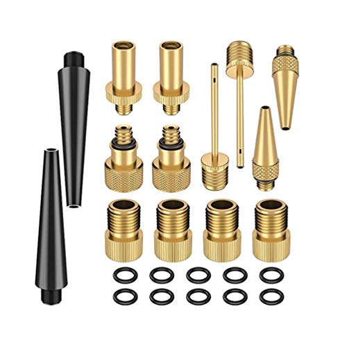 Conjunto adaptador de válvula BesPORTBLE para bomba de ar de pneu de bicicleta, bomba esférica, kits