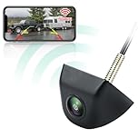 Caméras de recul Voiture sans Fil WiFi, GreenYi 5G 720P HD Caméra arrière de Voiture pour iPhone iPad Android Smart Phone Tablet avec 170 degrés Grand Angle de visualisation