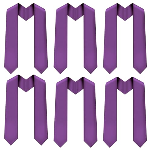 Image of Plain Graduation Stole Sash 60 Inch Unisex Adults Solid