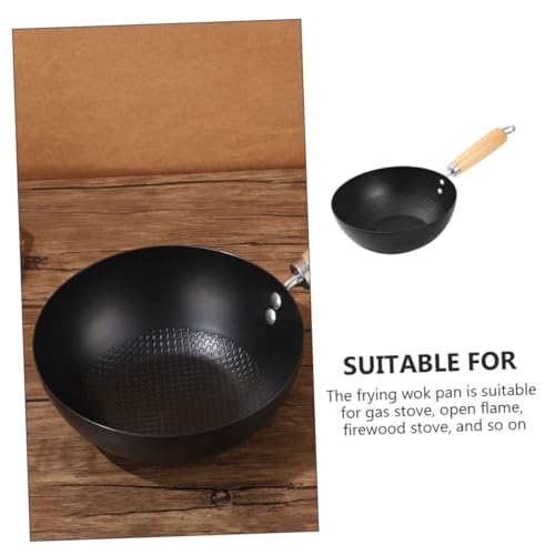 Wok pequeño de hierro con recubrimiento antiadherente miniatura 3