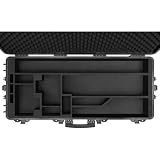 Westcott 4418 Rolling Hard Case for FJ400 Strobes (44' x 18') for Photography, Video Lighting, and Stands (Laser-cut Foam Compartments)