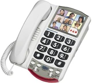 New-76593 Amplified Photo Phone WHITE - CLARITY-P300