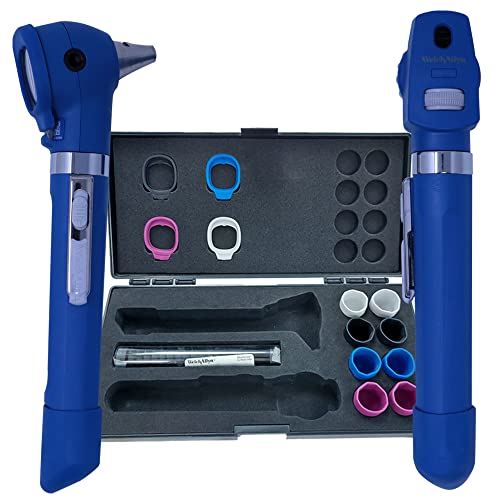 Welch Allyn 92880-BLU Pocketplus LED Diagnostic Set, Black, Shape