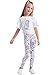LUOUSE Girls Stretch Cute Lycra Leggings Little Kids Skinny Yoga Pants 3 Packs Sets Ankle Length Size 12T - 13T
