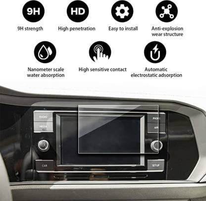 Image of 9H Screen Protector Compatible with SKODA RAPID [TRANSPARENT] Not Tempered Glass