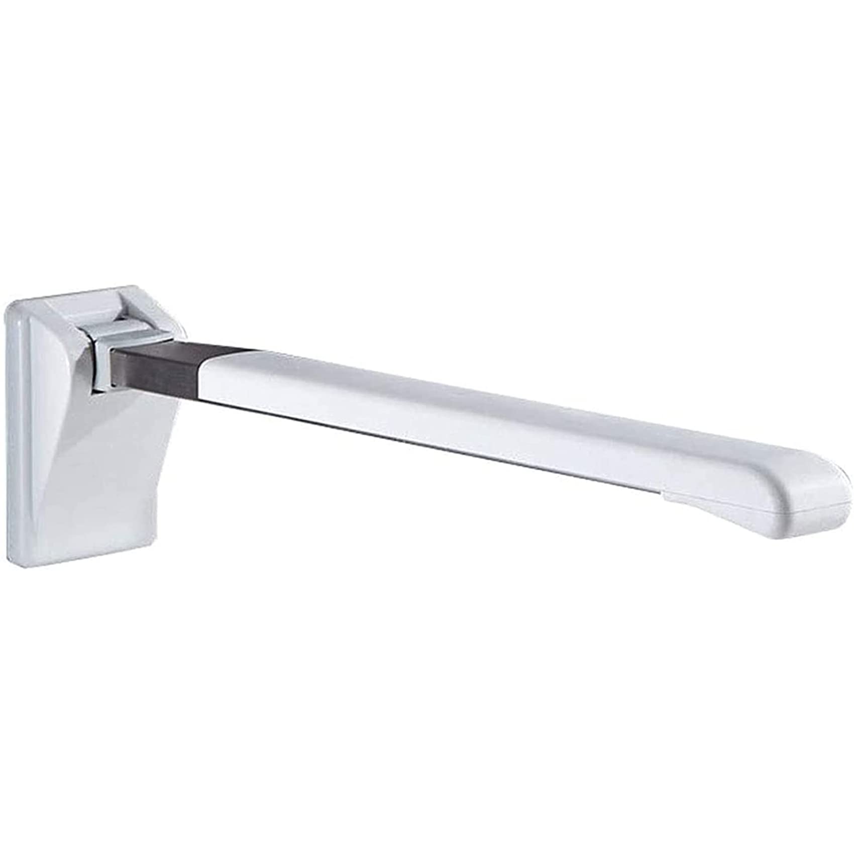 Barra de agarre plegable montada en la pared para soporte de inodoro, barra de seguridad abatible para baño, ayudante para discapacitados para asistencia de pie