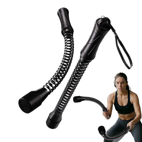 Cuerda de Entrenamiento, 2 Cuerdas de Fitness, Cuerda de Batalla Sin Cuerda, 45 cm Cuerdas de Batalla Sin Cable, Equipo de Fitness con Empuñadura Antideslizante, para Gimnasio Hogar Hotel