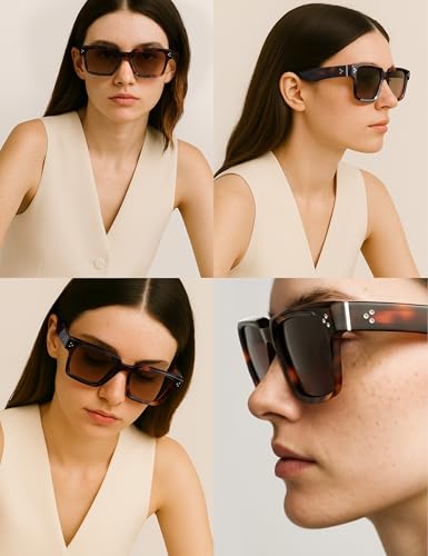 Polarized Sunglasses for Women Classic Trendy UV Protection Womens Acetate Sunglasses3