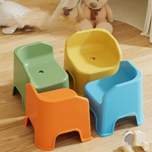 Image of ATORSE Toddler Chair Multiuse Children Chair Stable Portable Lightweight Kids Stool Green