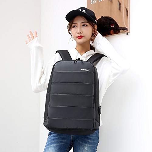 Preisvergleich Produktbild gfjfghfjfh Multifunktionale Rucksack USB wasserdicht Nylon-Computer-Beutel Männer Frauen Charging reisenden Rucksack