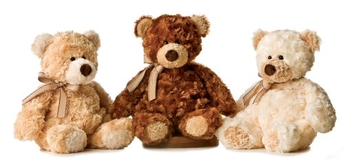 Aurora Puddin Bear Brown Teddy (Colors may vary)