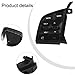 Left Steering Wheel Control Switch Button Compatible for Hyundai Tucson-TL 2015 2016 2017 2018, OEM 96710D35004X ABS Black Direct Replacement Interior Accessory