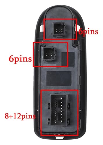 Interrupteur commande vitre de qualité supérieure pour console centrale Peugeot 508 2010-2013 - 3