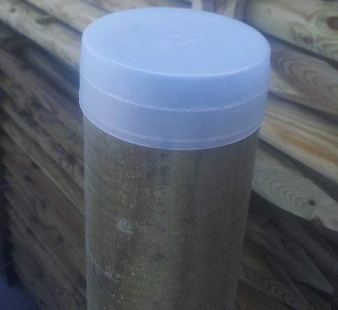 ITALFROM Couvre-Poteau Bouchon en polyéthylène Neutre pour poteaux en Bois diamètre 80 mm Cover