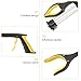 GRADENEVE Foldable 3-Section Trash Grabber Clamp, Long Handle Garbage Picker Tool for Outdoor Sanitation, Lightweight Litter Reacher for Home and Industrial Cleanup