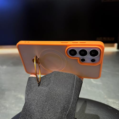 Coque Samsung S23 Ultra avec anneau support silicone rigide - 4
