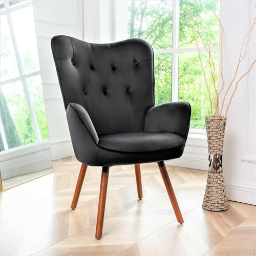 Sillón Plegable Poliéster Negro miniatura 1