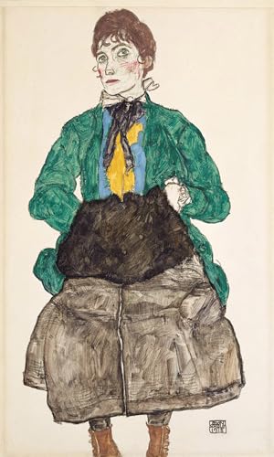 Tableau moderne Egon Schiele pour décorer un salon contemporain avec élégance