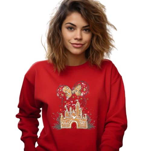 Christmas Gingerbread Castle Shirt, Christmas Minnie Mickey Cookie Shirt2