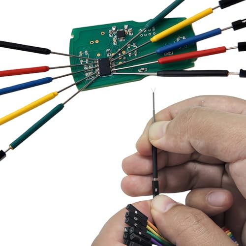 Image of Mini SMD IC Test Hook Clips, 10 Pcs 5 Colors Test Clip Ultra Small Clip Chip Foot Clip Micro IC Clamp SOIC /TSSOP /TSOP /SSOP /MSOP /PLCC /QFP /TQFP /LQFP /SMD IC Test Chip Mini Chips Adapters